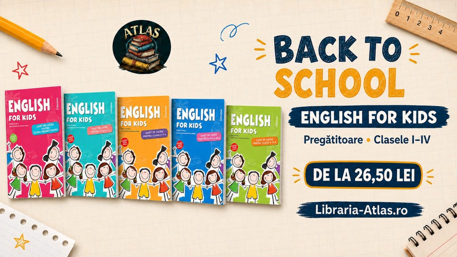 Back to School libraria Atlas